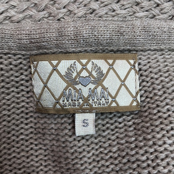 Mia Mai Wool/ Cashmere Blend Oversized Open Cardigan- Size S - Picture 6 of 8